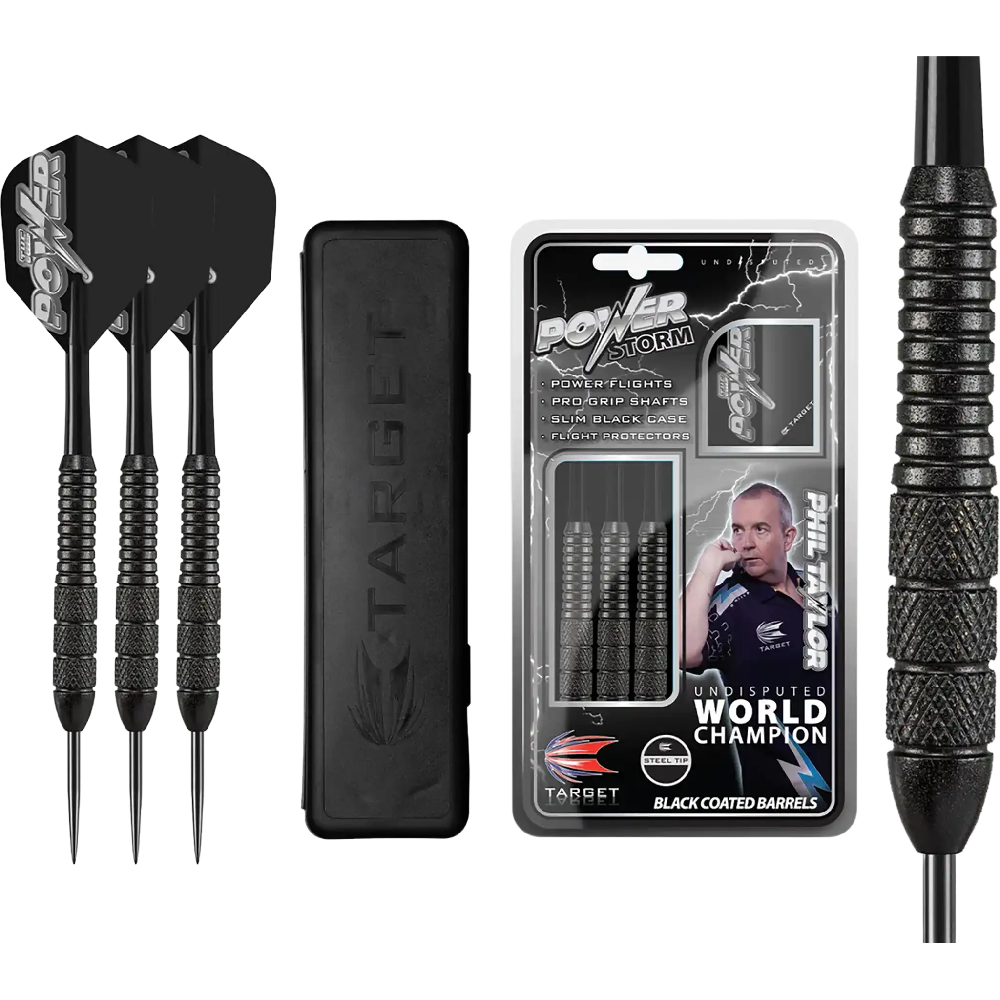 Phil Taylor Power Storm - Brass Set